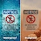 Signmission Do Not Enter While Sign, Vinyl Decal, 5in W x 7in L, 2PK OS-2PACK-NS-D-57-V-11257 - alternate 5